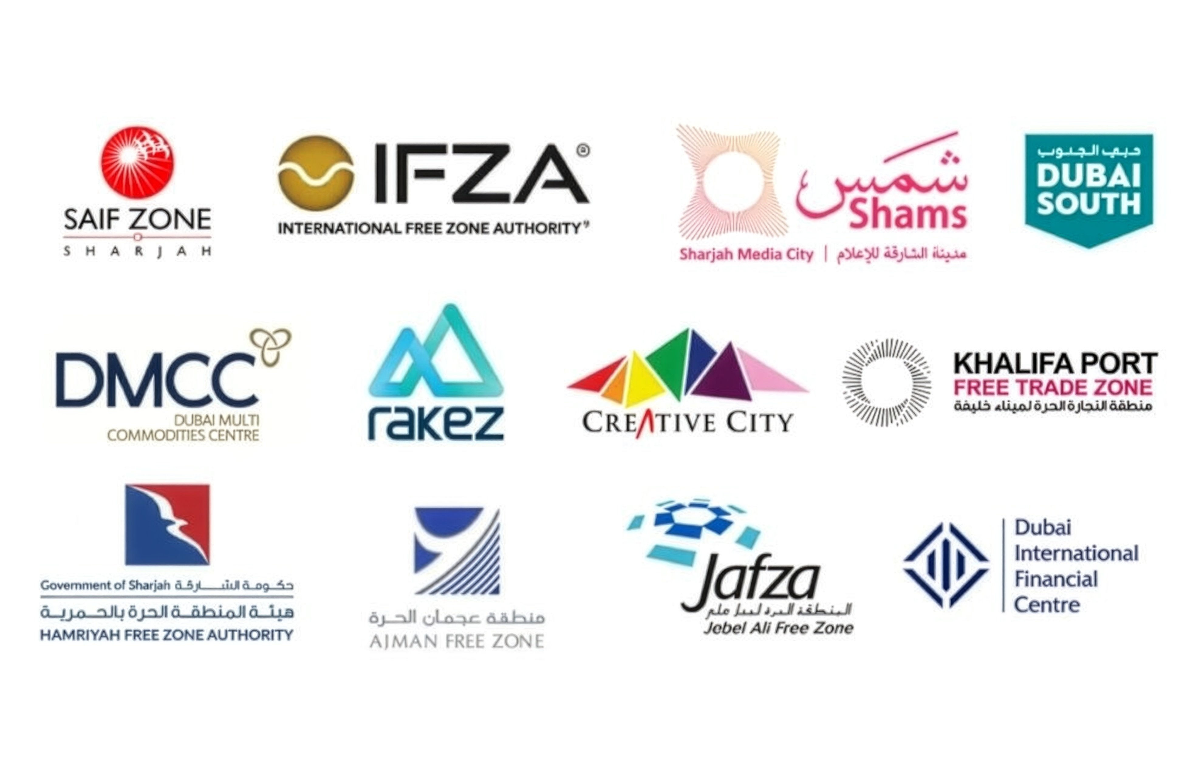 UAE Free Zone Logos